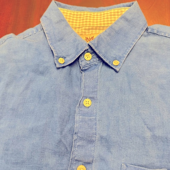 Hickey Freeman Lived In Linen Button Down Shirt - Picture 2 of 5